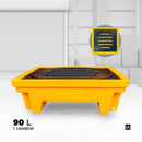 Pallet de Contenção 1 Tambor - Bacia de Contenção - LojaDoAsfalto