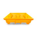 Pallet de Contenção para 4 Tambores 380 Litros - Perfil Médio - LojaDoAsfalto