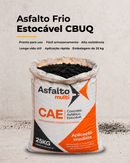 Asfalto Frio Estocável CBUQ  | Ensacado 25kg