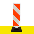 Barreira Vertical - E base de PVC reciclado - LojaDoAsfalto