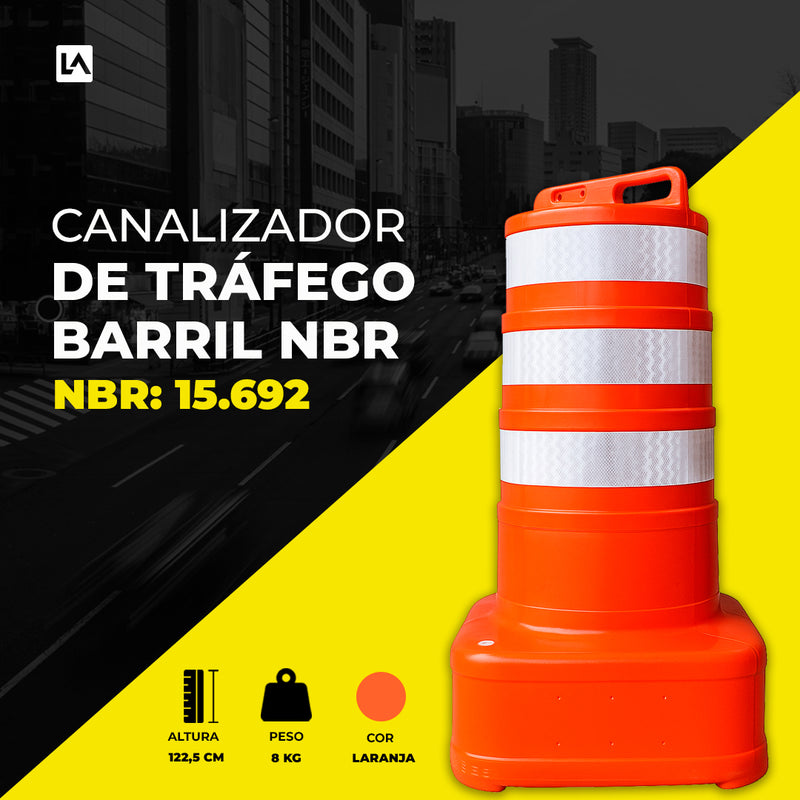 Canalizador de tráfego Barril NBR / NBR: 15.692