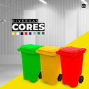 Carro Coletor - Lixeira - 240 Litros - LojaDoAsfalto