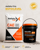 Asfalto Frio Estocável CBUQ  | Ensacado 25kg