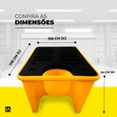 Pallet de Contenção para IBC 1000 Litros com Pingador - LojaDoAsfalto