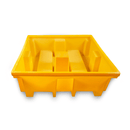 PALLET DE CONTENÇÃO PARA 4 TAMBORES 420 LITROS - PERFIL ALTO - LojaDoAsfalto