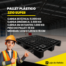 Pallet Plástico 2210 Super - LojaDoAsfalto