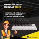 PISO DE PLÁSTICO MODULAR 50x25 - LojaDoAsfalto