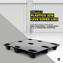 Pallet Plástico 2210 Leve Super Liso - LojaDoAsfalto