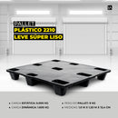 Pallet Plástico 2210 Leve Super Liso - LojaDoAsfalto