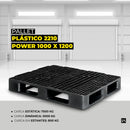 Pallet de Plástico 2210  Power 1000 x 1200 - LojaDoAsfalto