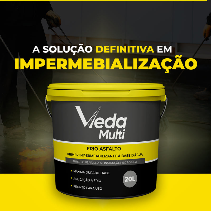 Veda Multi Primer à Base D'Água para Manta Asfáltica - LojaDoAsfalto