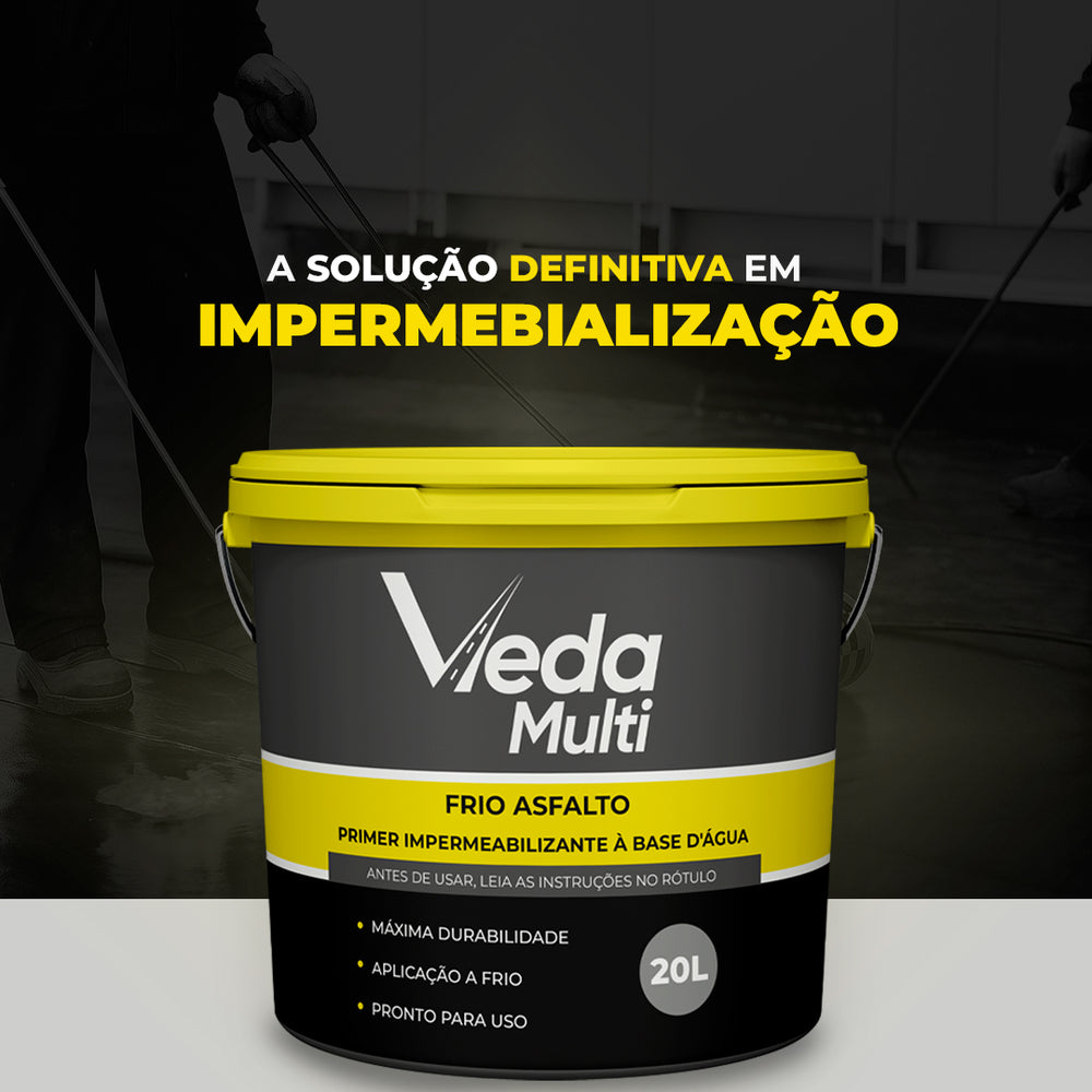 Veda Multi Primer à Base D'Água para Manta Asfáltica
