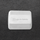 Tacha Cega Plástico Injetado - Branca - LojaDoAsfalto