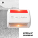 Tacha Refletiva Bidirecional Plástico Injetado - Branca