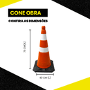 CONE OBRA - LojaDoAsfalto