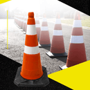 CONE OBRA - LojaDoAsfalto