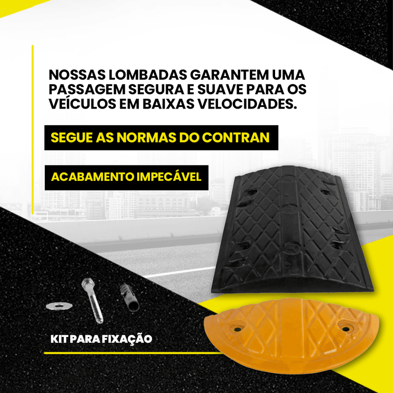 LOMBADA DE BORRACHA - QUEBRA MOLAS - LojaDoAsfalto
