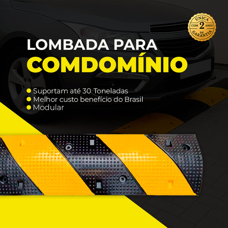 LOMBADA DE BORRACHA PARA CONDOMÍNIO