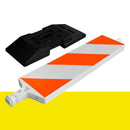 Barreira Vertical - E base de PVC reciclado - LojaDoAsfalto