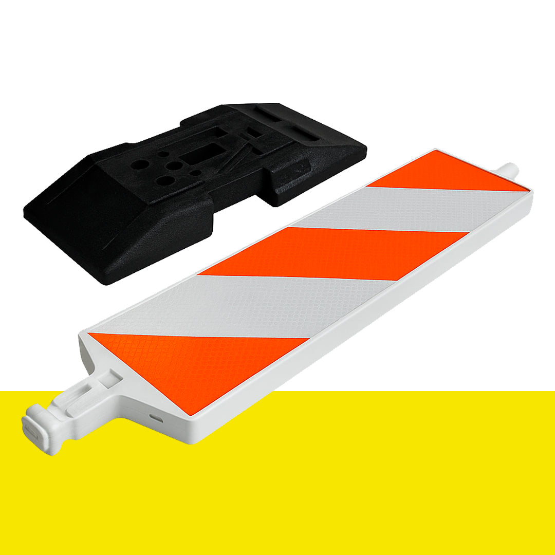 Barreira Vertical - E base de PVC reciclado