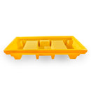 Pallet de Contenção para 2 Tambores 110 Litros - Perfil baixo - LojaDoAsfalto