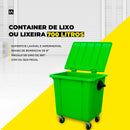Container de Lixo de 700 Litros - LojaDoAsfalto