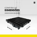 Estrado de Plástico Modular 50X50 - LojaDoAsfalto