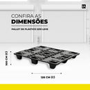 Pallet Plástico 2210 Leve - LojaDoAsfalto