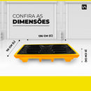 Pallet de Contenção para 2 Tambores 110 Litros - Perfil baixo - LojaDoAsfalto