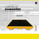 Pallet de Contenção para 4 Tambores 150 Litros - Perfil Baixo - LojaDoAsfalto