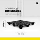 Pallet Plástico 2210 Leve Super - LojaDoAsfalto
