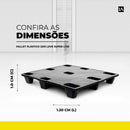 Pallet Plástico 2210 Leve Super Liso - LojaDoAsfalto