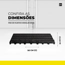 Piso de Plástico Modular 50x25 - LojaDoAsfalto