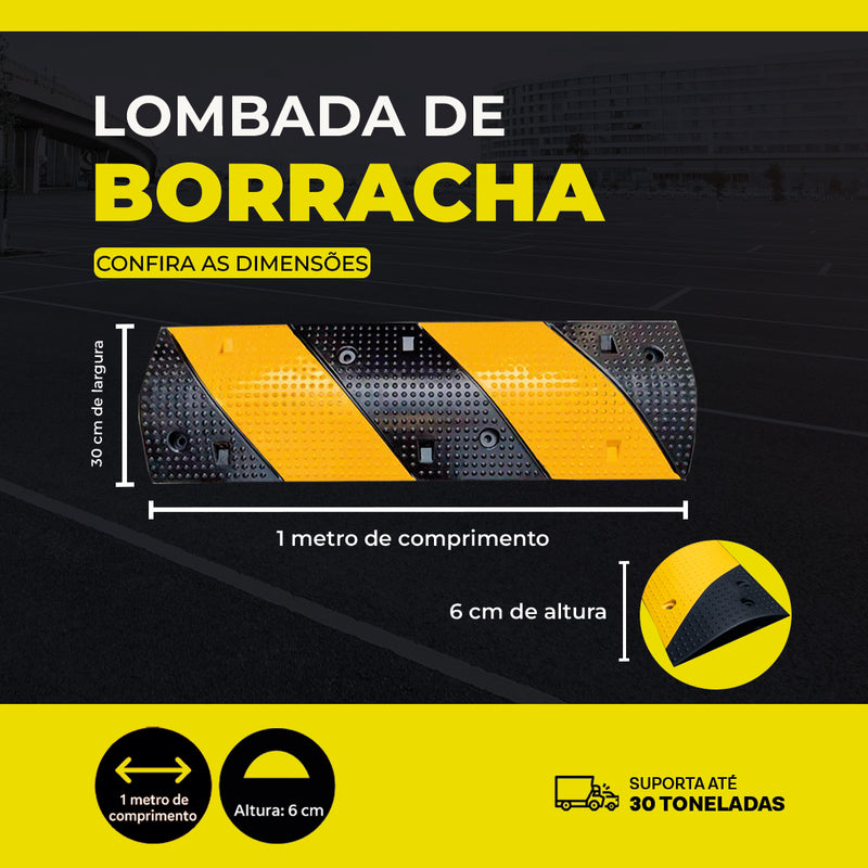LOMBADA DE BORRACHA PARA CONDOMÍNIO