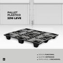Pallet Plástico 2210 Leve - LojaDoAsfalto