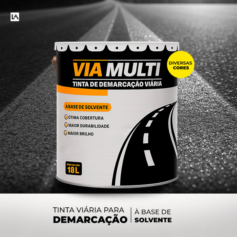 Tinta para demarcação viária para asfalto ou construção à base de solvente - LojaDoAsfalto
