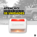 Tacha Refletiva Bidirecional Plástico Injetado - Branca